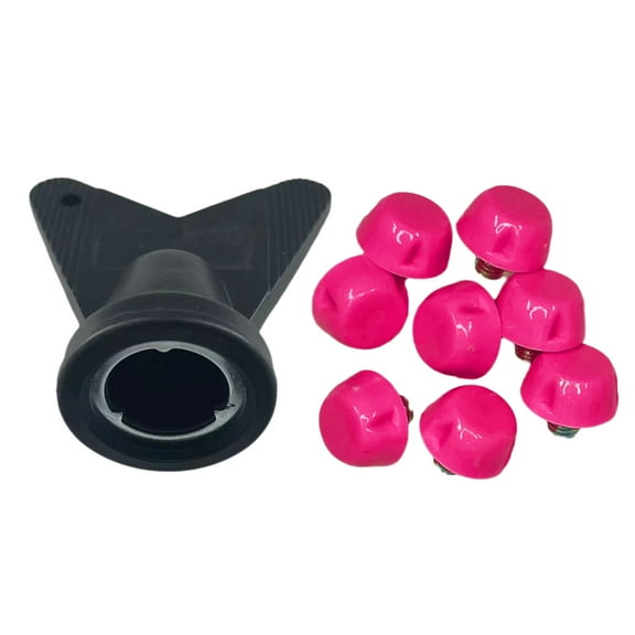 12Pcs/set Football Studs Replacement Safety Plastic Football Studs, Football Boot Studs for Adults Kids Boy Girl Shoes