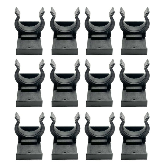 12Pieces Cabinet Plinths Fixing Clip Sturdy Holders Portable for 32 42mm Kitchen Legs Comes Without Screws