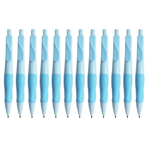 12Pieces Ergonomic Grip Mechanical Pencils With Sharpener 2.0MM Mechanical Pencil For Student Writing Sketching Drawing