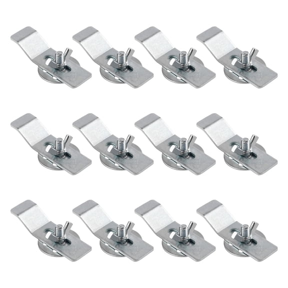 12Pieces Heavy Duty Under Counter Sink Brackets With AntiSlip Design For Stable Support