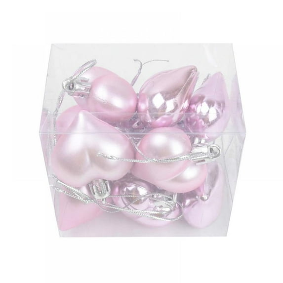 12Pieces Valentines Day Heart Shaped Balls Stress Balls Valentines Pendants Decorative Hanging,Party Decoration Supplies,Valentine Party Bag Fillers for Men Women