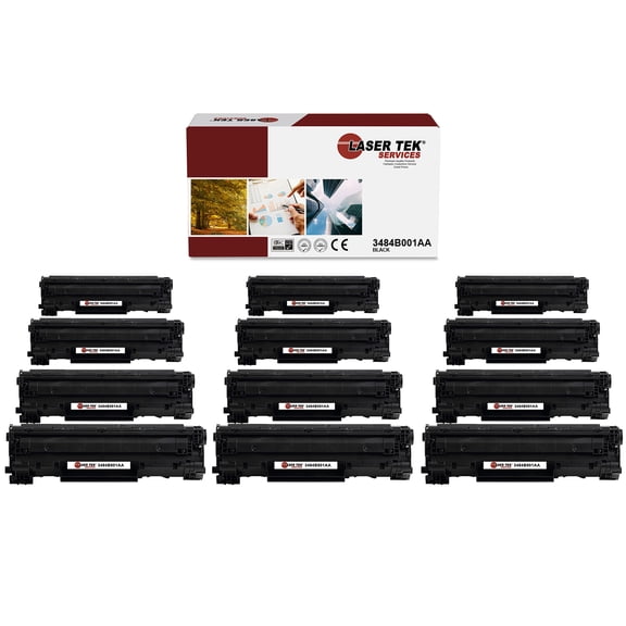 12Pk LTS 3484B001AA Black Compatible for Canon LBP6000, MF3010 Toner Cartridge