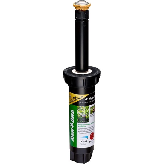 12SAPROPR Pressure Regulating (PRS) High-Efficiency Pro Rotary Sprinkler, Hand Adjustable 45 - 270 Pattern, 13' - 18' Spray Distance, 4" Pop-up Height