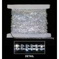 thumbnail image 1 of 12SS (24pp) - 2 Row Rhinestone Chain - Crystal/Silver, 1 of 2