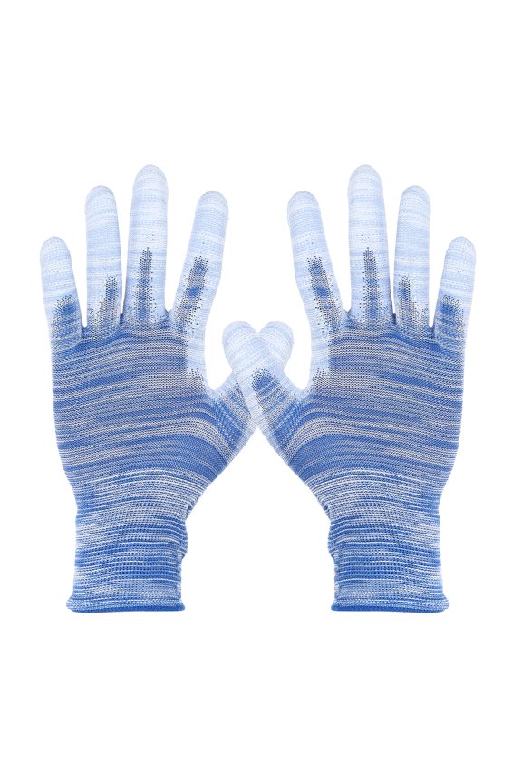 12Set Anti-Static Gloves Electrostatic Protective Glove, Large Size Blue