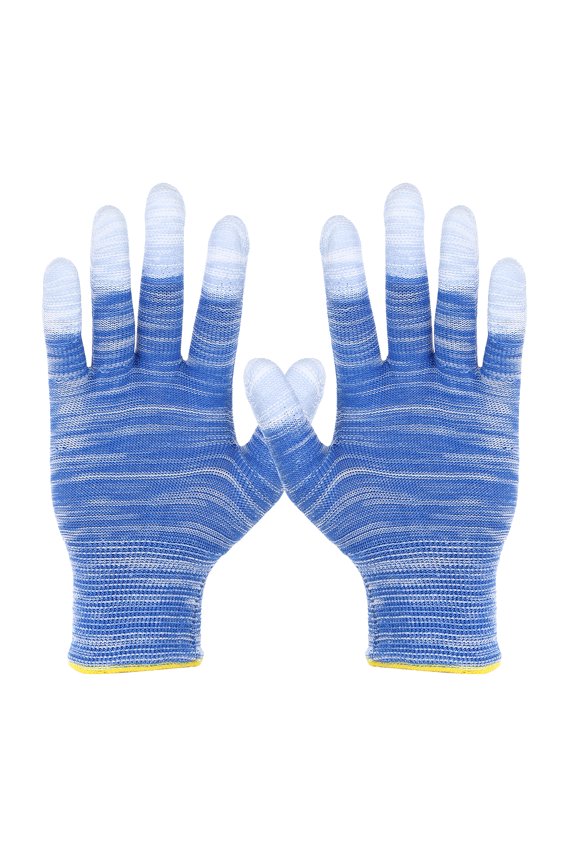 12Set Anti-Static Gloves Electrostatic Protective Gloves, Medium Size Blue