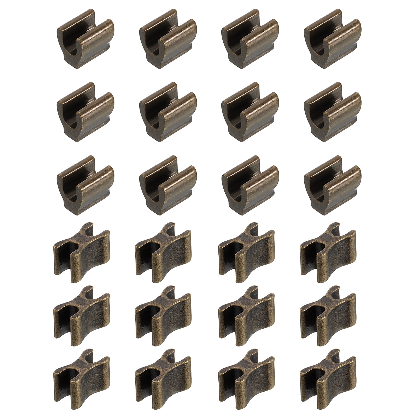 12Set Zipper Slider Retainers Kits, #10 Copper Top & Bottom Stoppers ...