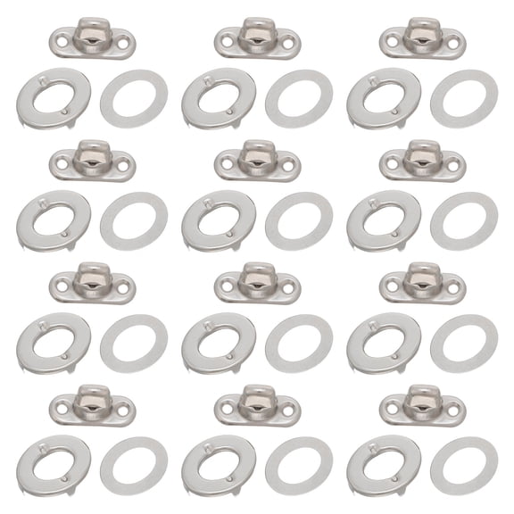 LITINKIMI Plated Silver Zinc Alloy Bag Fasteners Effortless Fastening Mechanism for DIY