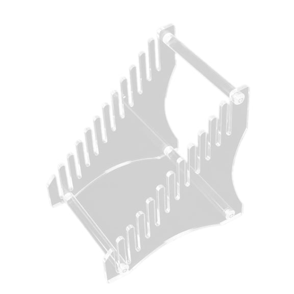 12Slot Acrylic Holder Vinyls Record Bracket Display Stand Record Album Rack