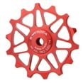 thumbnail image 1 of 12T/14T Rear Derailleur Pulley Aluminum Alloy Jockey Wheel Ceramic Guide Pulley Roller , Mountain Bike, , BMX , 14 14T Red, 1 of 8