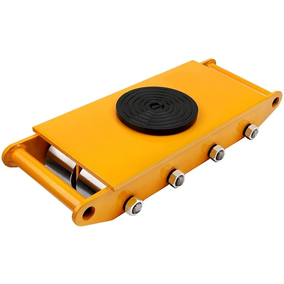 12T 26400 lbs Heavy Duty Machine Dolly Skate Machinery Roller Mover Cargo Trolley