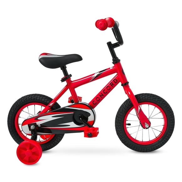 Concord 12" Kids' Bike, Red, Fits Riders 37"-42", Unisex