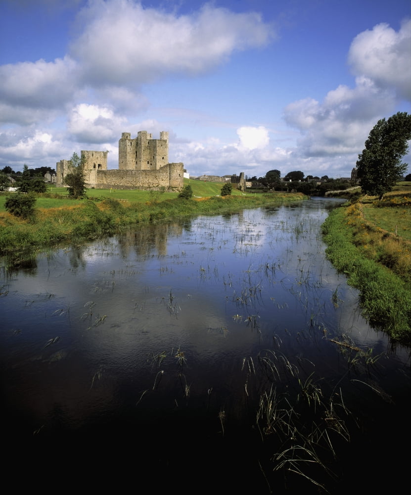 12Th Century Trim Castle On The River Boyne Co Meath Ireland Canvas Art - The Irish Image Collection Design Pics (13 x 16)