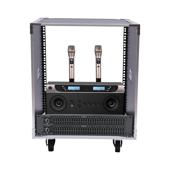 12U Server Rack, Network Cabinet, Network Rack, Open Frame Server Rack with Side Rails, Ventilated Design for Data Closet, Home Lab