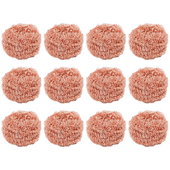 12Units Copper Soldering Iron Tip Cleaner Highly Strength Cleaning Tool For Stain Greases On Metal Surfaces