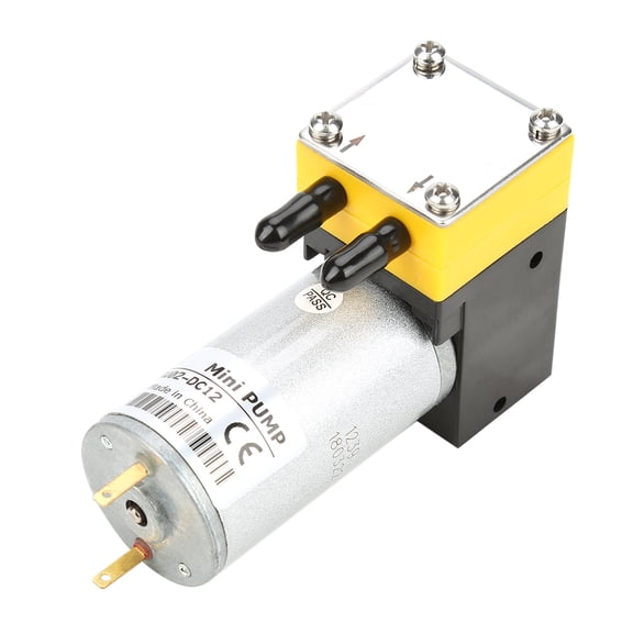 12V 0.4-1L/min Micro Diaphragm Water Pump Electric DC Motor Self Priming Vacuum Transfer Pump 8.4 oz / 239 g