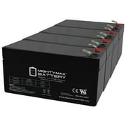 12V 1.3Ah Replacement Battery for Bpower BPE 1.3-12 - 4 Pack