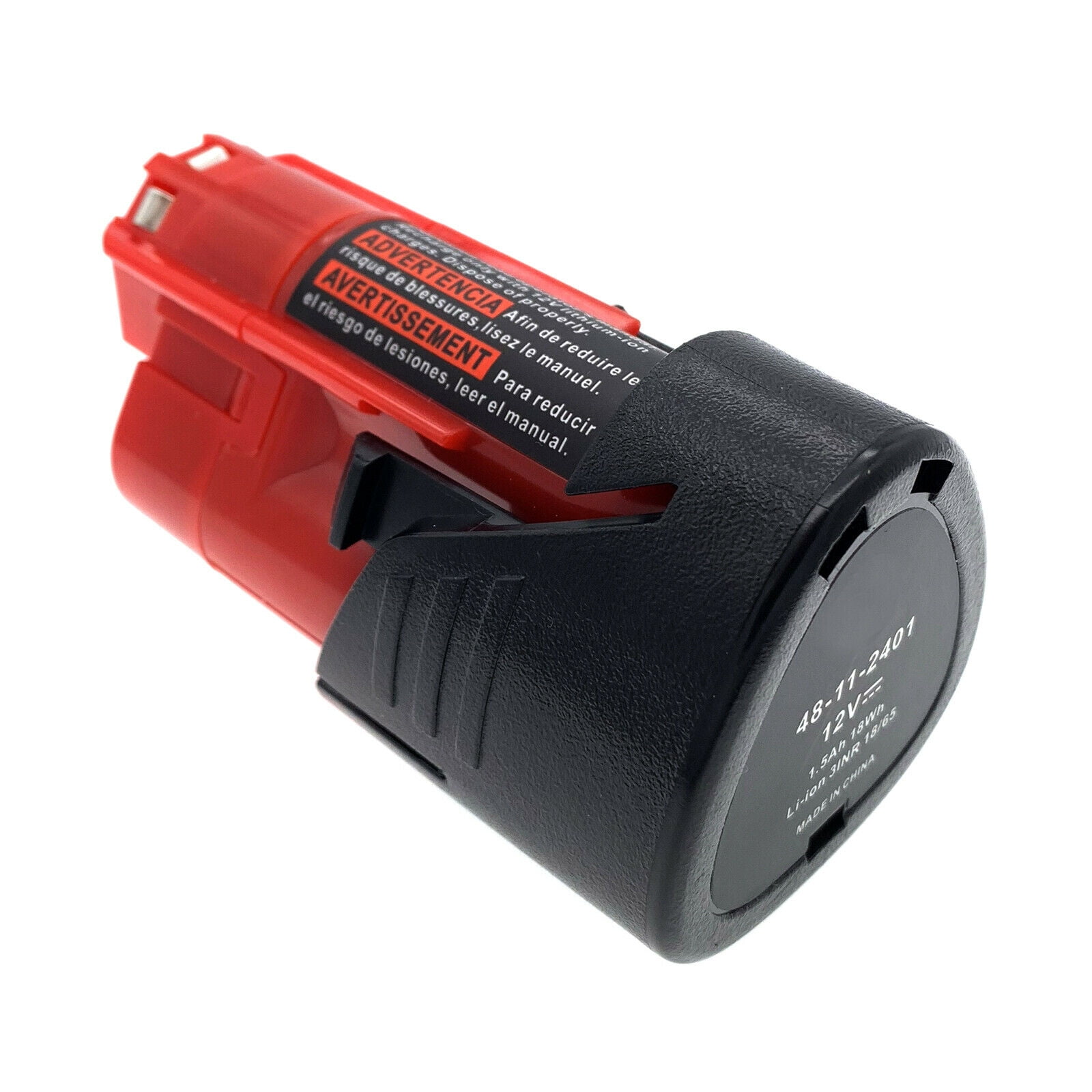 12V 1.5Ah Replacement Li Ion Battery for Milwaukee 48 11 2401 48 11 2411 M12 Walmart