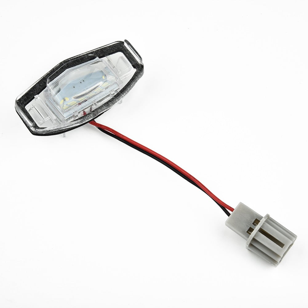 2-Pack LED License Plate Lights – Fits Acura Honda – 18 LEDs, Cool White 6000K