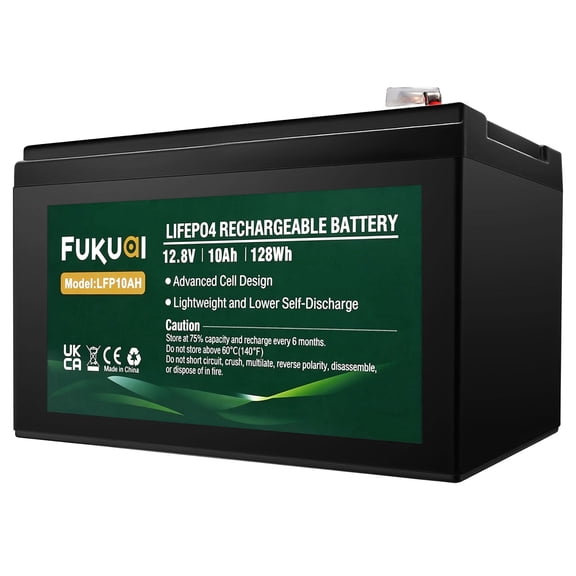 12V 10/15/16/20/30Ah Deep Cycle LiFePO4 Battery, 2000 Cycles Rechargeable Battery, Maintenance-Free Battery for Power Wheels, Solar System, UPS etc