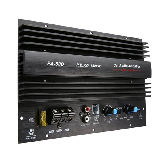1000W 12V Low Frequencies for Car Amplifier Bass Subwoofer Booster Auto Mono Power Amplifier Board Experience Deep Bass AOS ,Wide Application