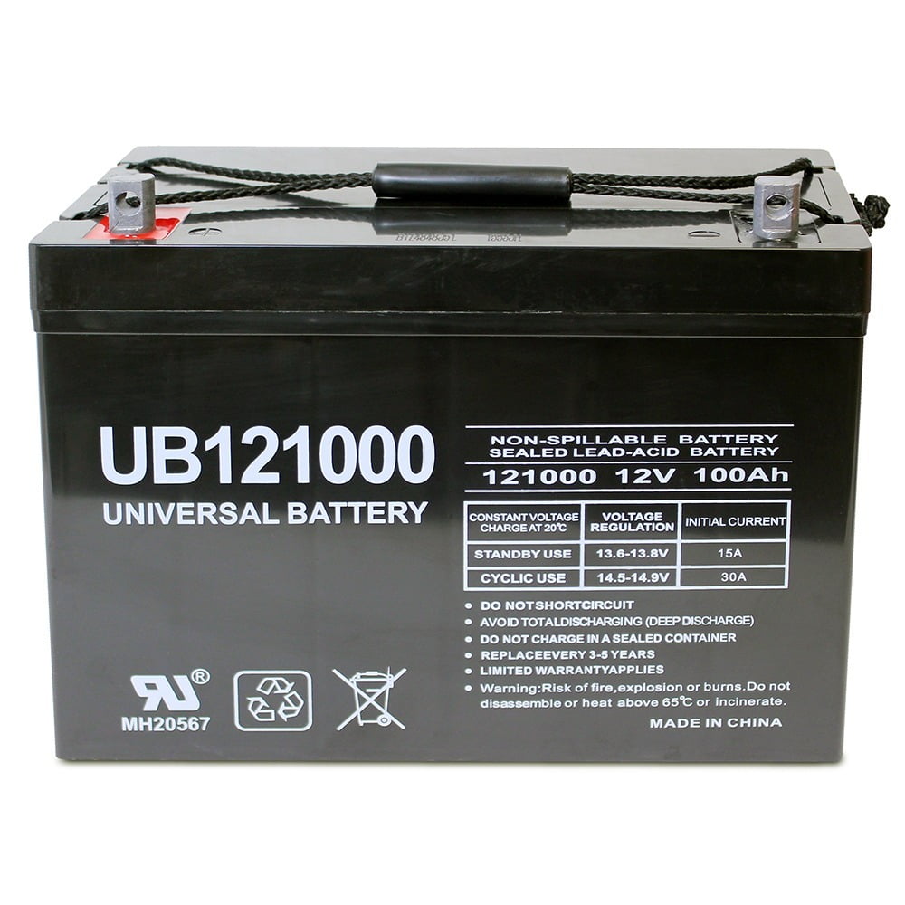 12V 100AH AGM SLA Battery For Renogy PV Solar Panels