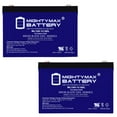thumbnail image 1 of 12V 100AH GEL Replacement Battery Compatible with BT90-12 Ups battery - 2 Pack, 1 of 8