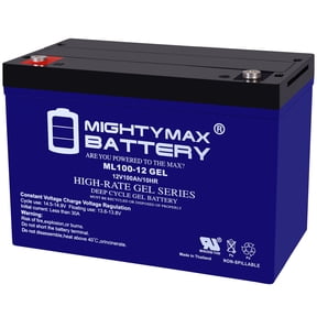 12V, 100Ah, GEL, Replacement Battery Compatible with Bulls Power BP12-100