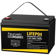 12V 100Ah LiFePO4 Battery, Over 15,000 Deep Cycles, for Marine Vessels, Off-Grid Solar Systems & Emergency Backup Power