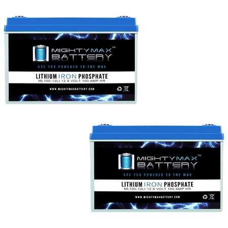 12V, 100Ah, Lithium, Replacement Battery Compatible with JYC GP100-12B - 2 Pack