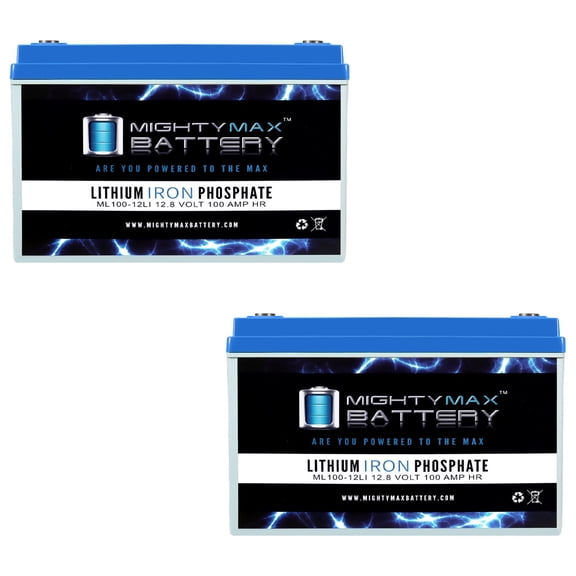 12V, 100Ah, Lithium, Replacement Battery Compatible with Sunlight SPG 12-100 - 2 Pack