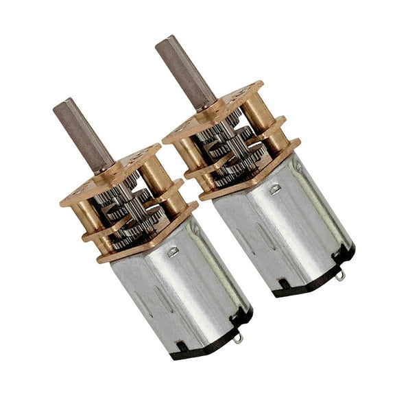 12V 100RPM Gear Motor Gear Motor for Educational Models and Robotics Slow Speed