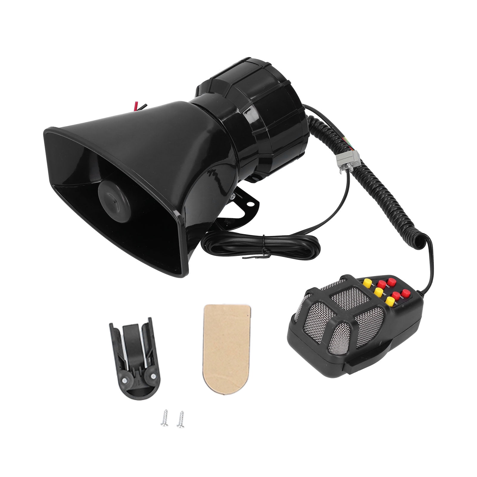 12V 100W 120dB Car Horn PA Mic 7?Sound Emergency Warning Alarm Siren for Car Truck RV