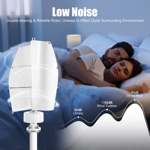 12V 100W Power Wind Turbine Vertical Axis Windmill Turbine Generator &Controller