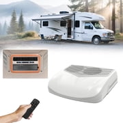 12V 10500BTU RV Rooftop Air Conditioner, Camper AC Unit with Air Filter & Dual Fan, Quiet DC A/C for Box Truck, Trailer, Motorhome, Tractor, Van, Crane