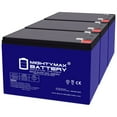 thumbnail image 1 of 12V 10AH GEL F2 Replacement Battery Compatible with APC RVC12 - 3 Pack, 1 of 7