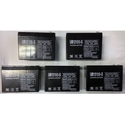 12V 10AH SLA Battery Replacement for Alpha Micro Secure 100 - 5 Pack