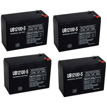 12V 10AH SLA Replacement for Multilink FlexPower 300 Power Module - 4 Pack