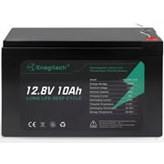 12V 10Ah LiFePO4 Battery, Built-in 10A BMS, 2000+ Cycles Lithium Battery for Solar/Wind Power, UPS, Fish Finder, Lighting