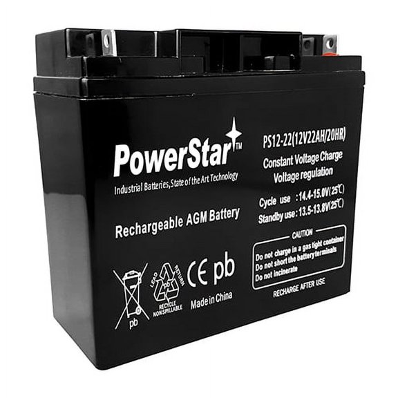12V 12 Volt 22AH Battery for Lobster Elite 2 Tennis Ball Machine by PowerStar