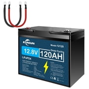 12V 120Ah LiFePO4 Lithium Battery, Deep Cycle, for RV Golf Cart