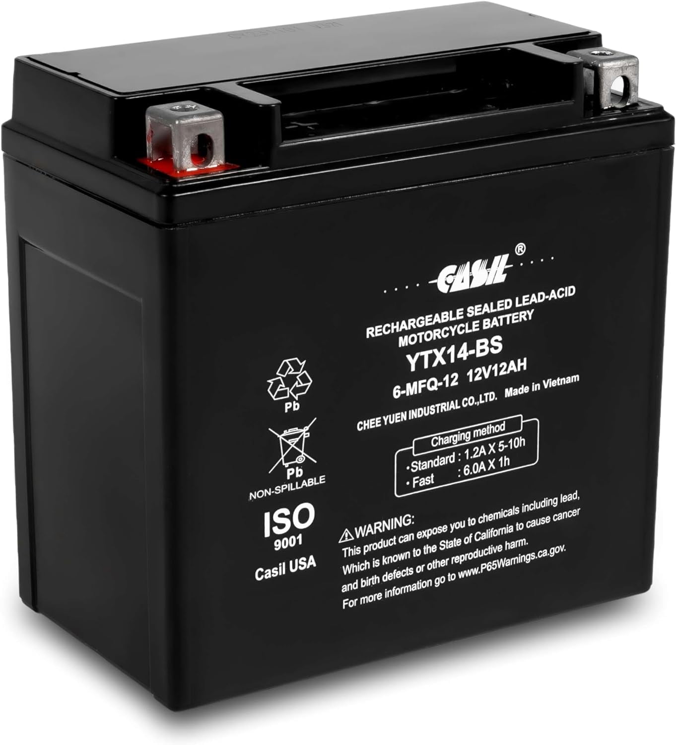 - 12V 12AH 200 Cca - SLA Power Sport Battery - Battery - Walmart.com