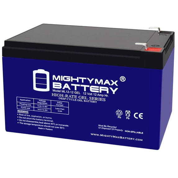 12V 12AH GEL F2 Replacement Battery Compatible with A.P.C SC620NET