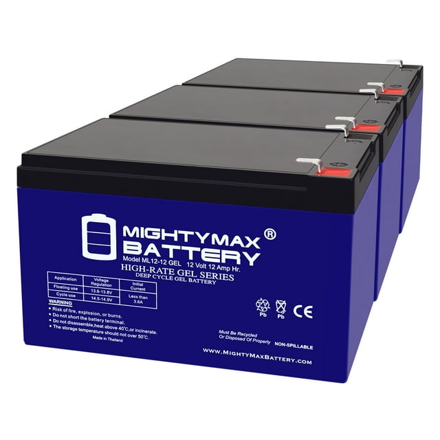 12v 12ah Gel F2 Replacement Battery Compatible With Wagan 2464 Powerdome Lt Jump Starter 3 7467