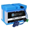thumbnail image 1 of 12V 12AH Lithium F2 Replacement Battery Compatible with Peg Perego Gator Polaris Gaucho Hummer, 1 of 12