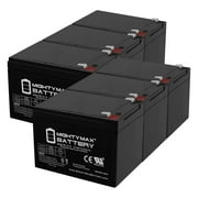 12V 12Ah F2 SEALED LEAD ACID DEEP-CYCLE RECHARGEABLE BATTERY - 6 Pack