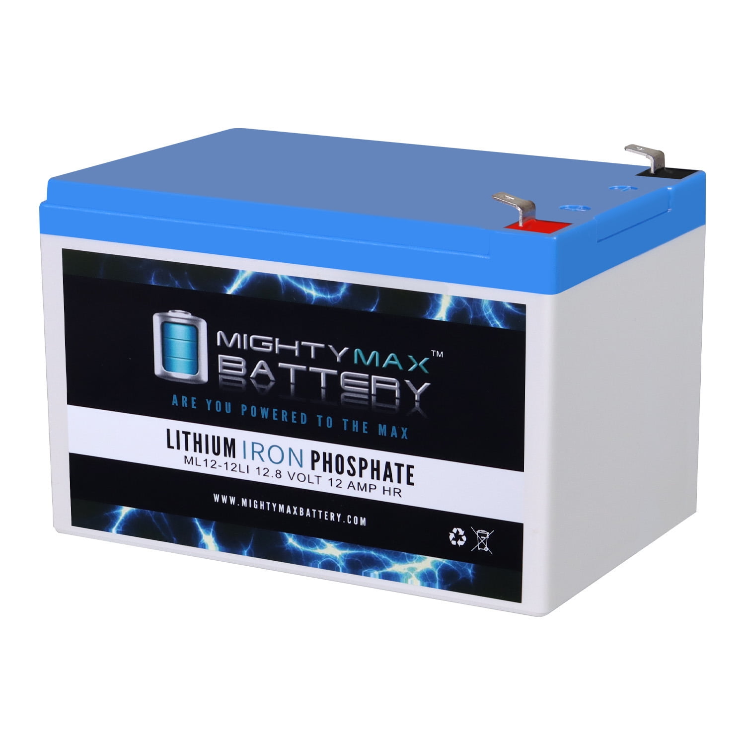 Mighty Max Battery 12V 35Ah Gel Battery 2-Pack - For Rascal 600T Mobility Scooter, Maintenance Free