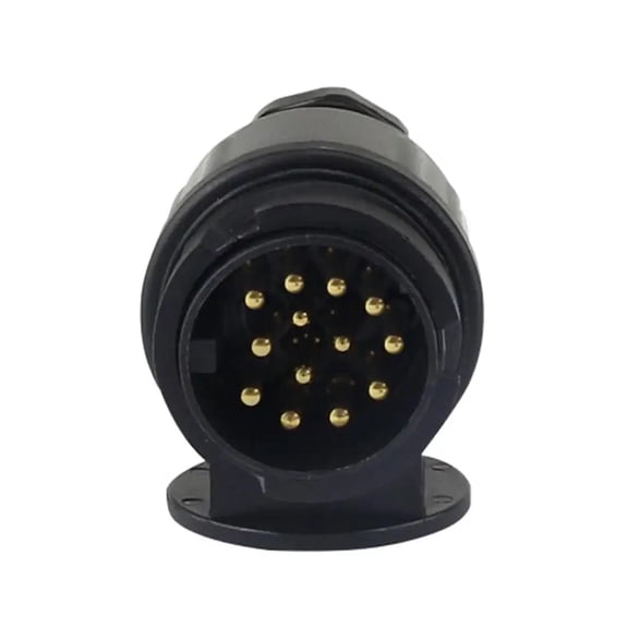 12V 13 Pin Trailer 13 Pole Electrical Caravan Wiring Connector Towing Bar Socket Adapter Car Truck RV Accessories ,Dependable Strength