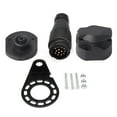12V 13Pin Trailer Plug Socket Connector Adapter Bracket for Trailer