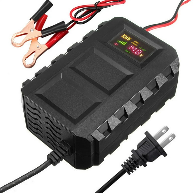 LiTime 12V 20A Lithium Battery Charger 14.6V LiFePO4 Battery Charger AC-DC  Smart Charger with Anderson Connector LED Indicator Special for Lithium